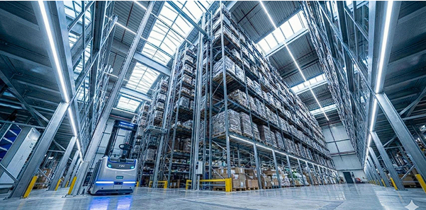 Modernes Gewerbeobjekt mit Glasfassade