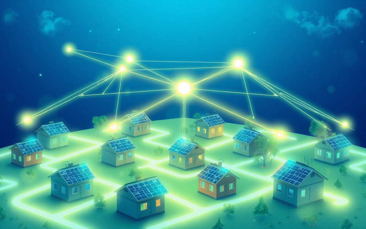 Vernetzte Batteriespeicher als Teil eines virtuellen Kraftwerks